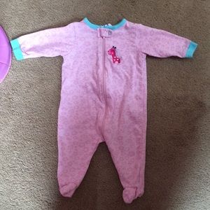 Gerber one piece zip up sleeper size 0-3 months